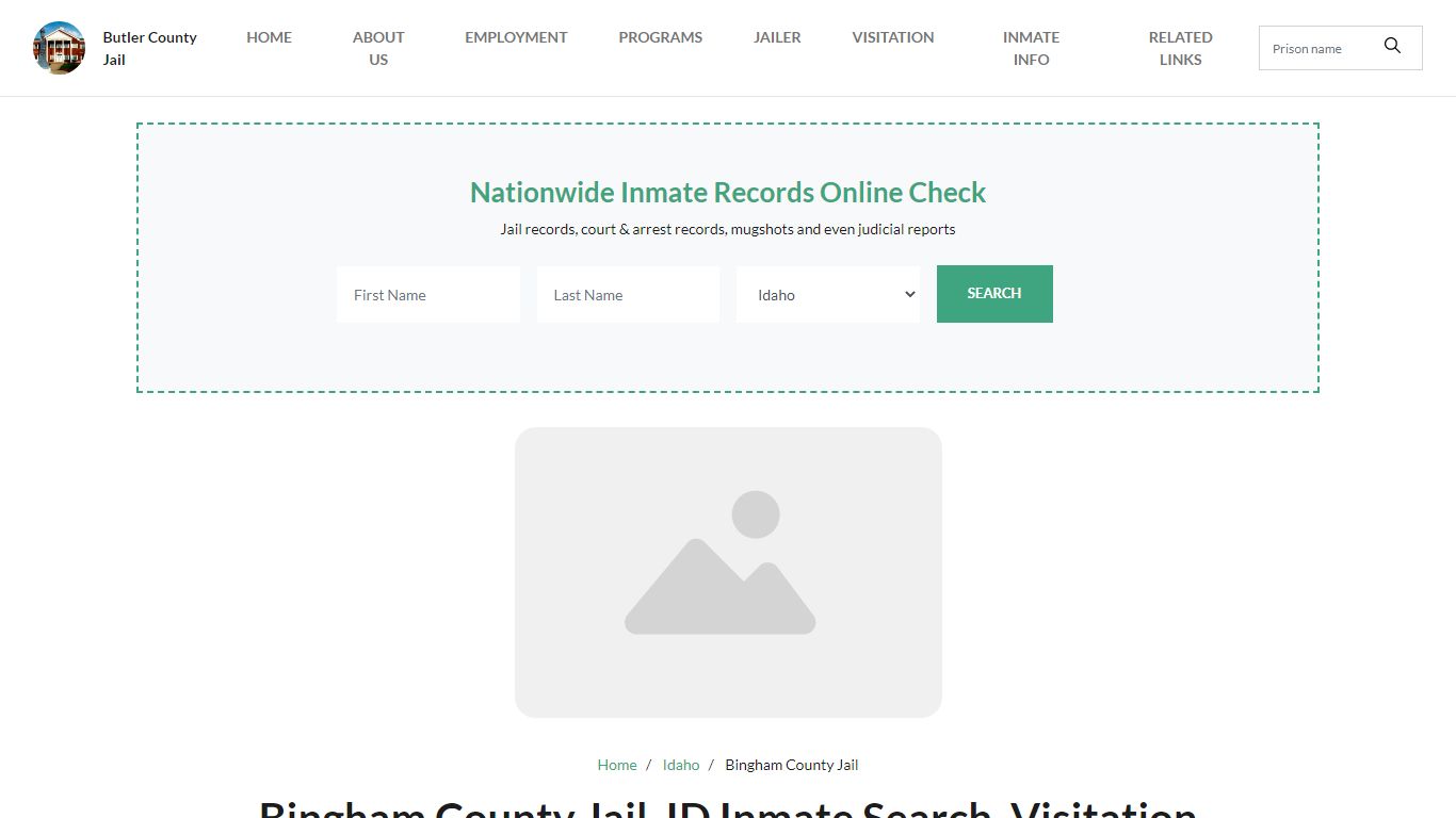 Bingham County Jail, ID Inmate Search, Visitation Hours